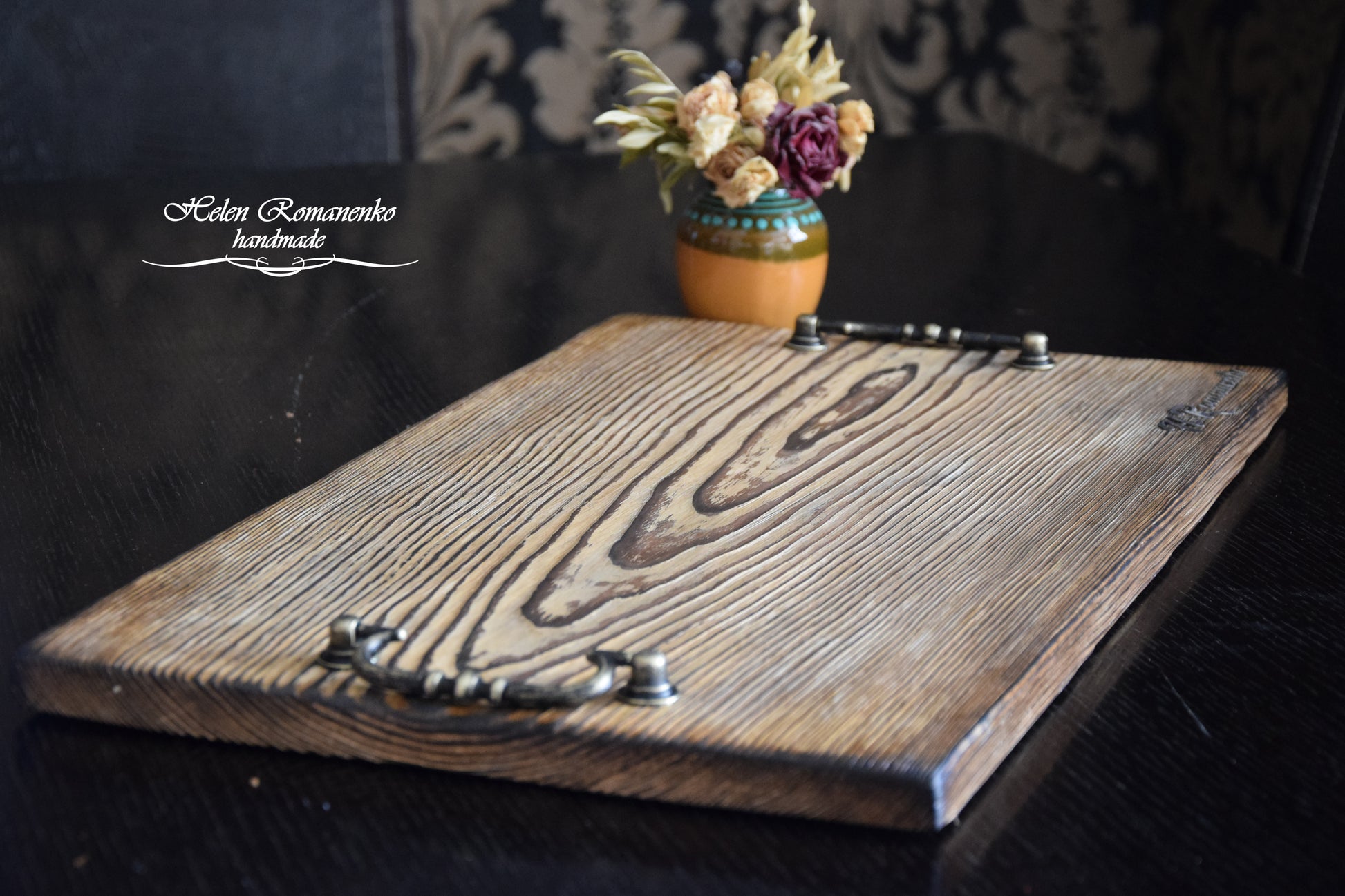 boho style, breakfast tray, kitchen decor, farmhouse decor, serving tray, wooden tray, coffee table tray, patio decor, tea tray, decorative tray, tray with handles, bed tray, modern tray, gift for her, coffee table, tray, trinket dish, birthday tier tray, rectangle wooden ottoman tray