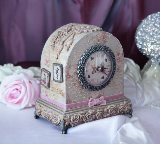 Alice in Wonderland, jewelry box, table clock, Cheshire Cat, Queen of Hearts, keepsake box, baby keepsake box, kids jewelry box, quirky home decor, drawer organizer, room decor, Jewelry organizer, unique clocks