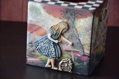 Tissue Box Alice in Wonderland