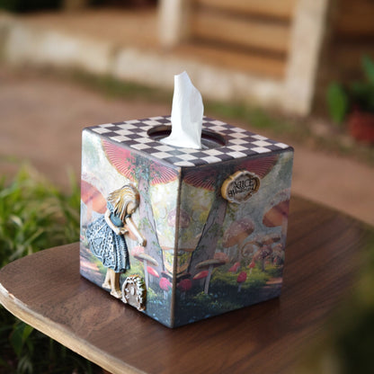 Tissue Box Alice in Wonderland