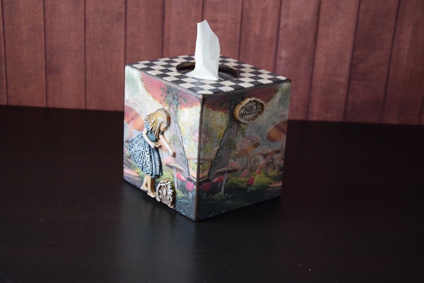 Tissue Box Alice in Wonderland