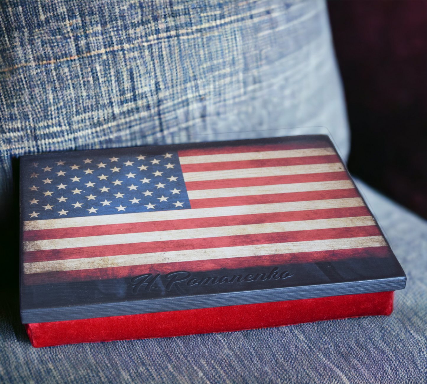 Laptop accessories, Breakfast tray, police officer gifts, Thin Blue Line, Thin red line, Thin Green line, usa flag, bed tray, trinket tray, wooden tray, catch all tray, coffee table, Laptop tray