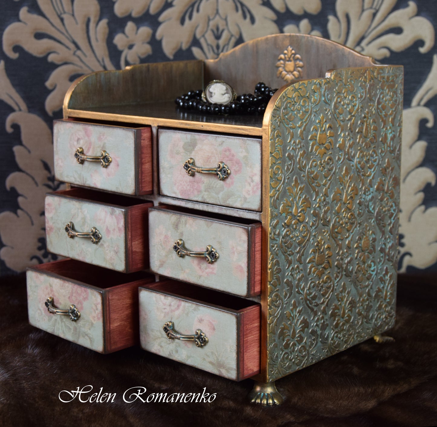 Apothecary Cabinet Jewelry Organizer Gift for Her