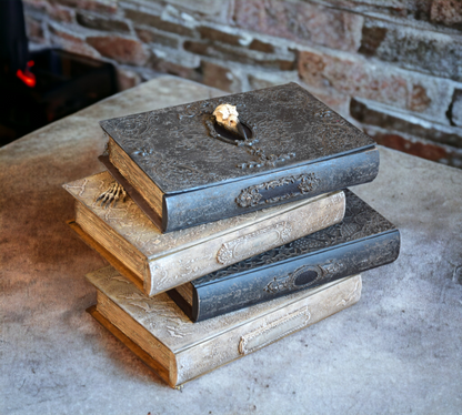 drawer organizer, jewelry box, drawer pulls, jewelry organizer, ring box, storage cabinet, Tarot Card Box, makeup organizer, wooden chest, mystery box, wooden jewelry box, Gothic Home decor, raven skull